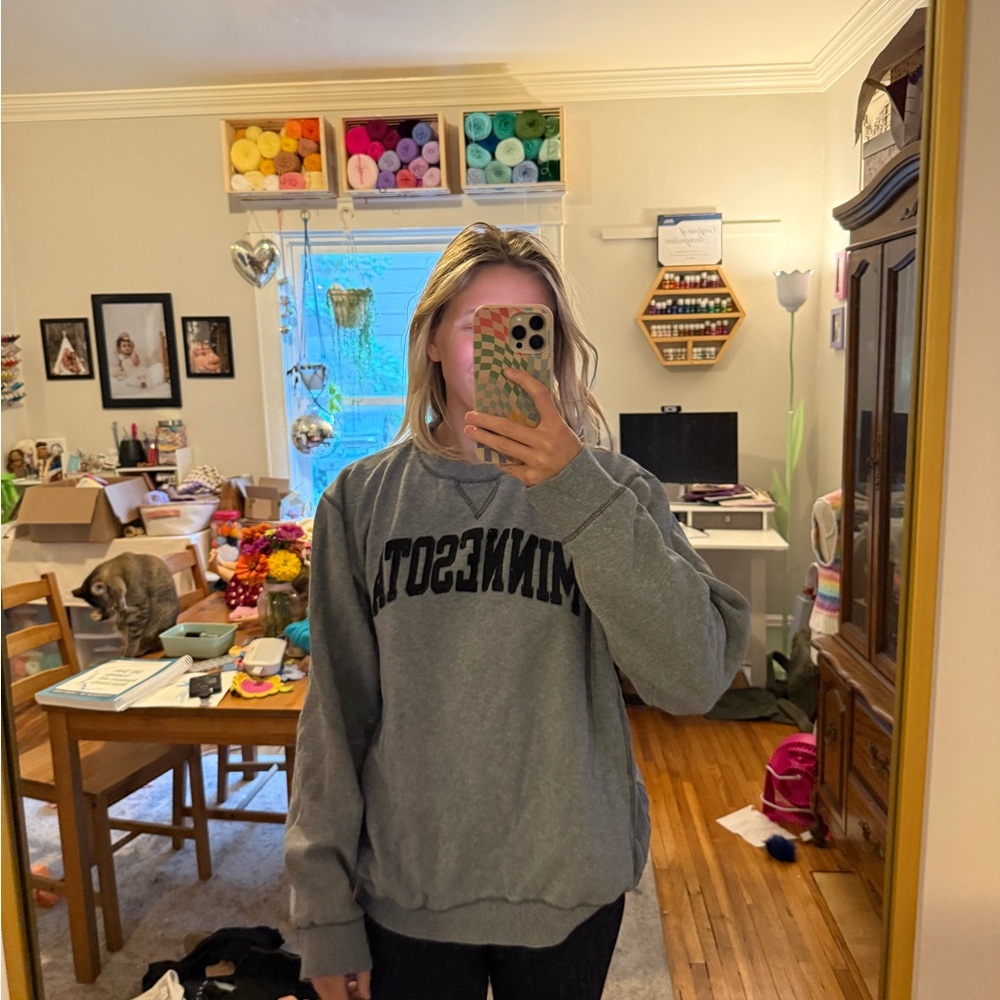 Gray Minnesota Sweatshirt